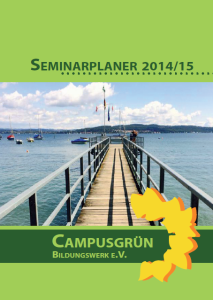 Seminarplaner 2014-15 Cover
